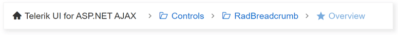 WebForms Breadcrumb overview