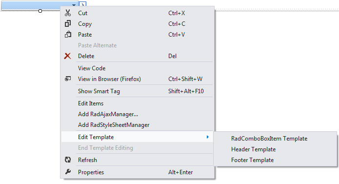 combobox edittemplatemenu