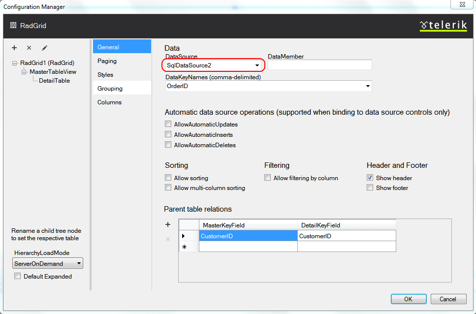 Rad Grid grd datasourcecontrols setdetailpng