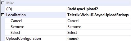 Async Upload Localization