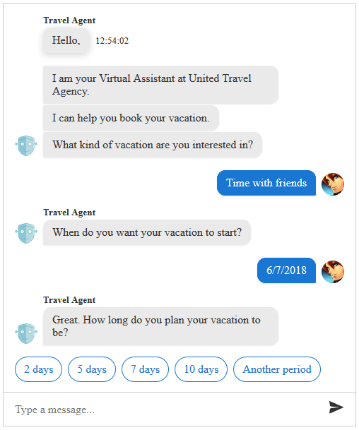 WebForms chat overview