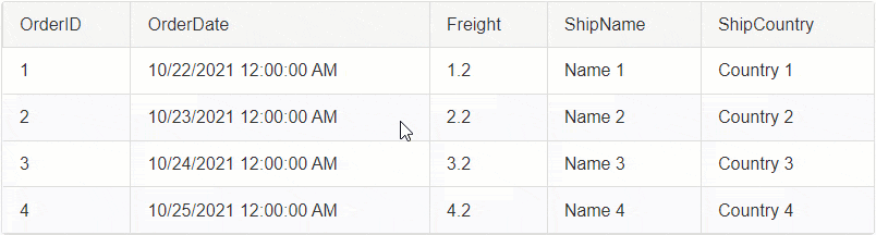 Select Multiple Cells on Server-Side Upon Clicking on them