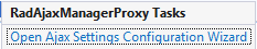 RadAjaxManagerProxy Tasks