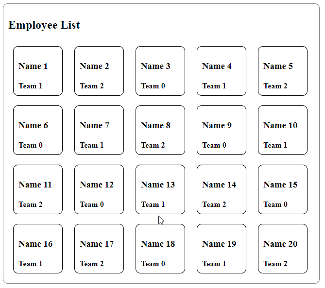 ListView basic sample